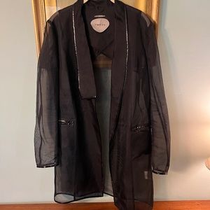 Ports 1961 Black sheer jacket